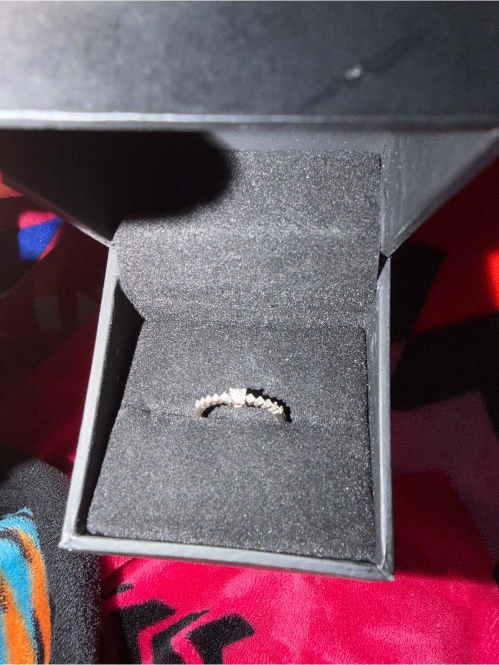 Kay 1/10 ct tw diamond silver promise ring